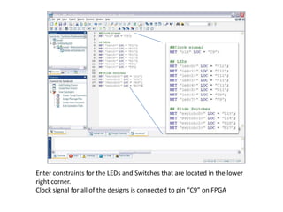 Xilinx ISE introduction Tutorial #1 | PPTX