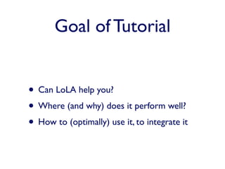 Verification with LoLA: 1 Basics | KEY
