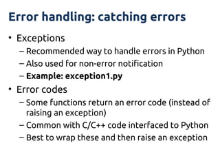 How to write a well-behaved Python command line application | PDF ...