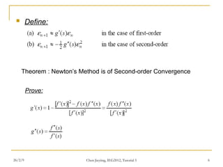 numerical methods for engineers lecture note | PPT