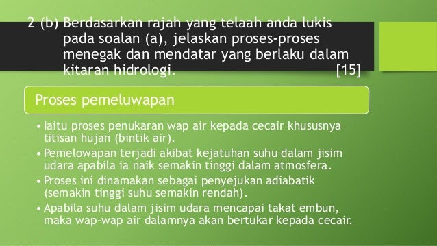 Proses Kitaran Hidrologi