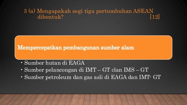 KERJASAMA SERANTAU - SEGITIGA PERTUMBUHAN