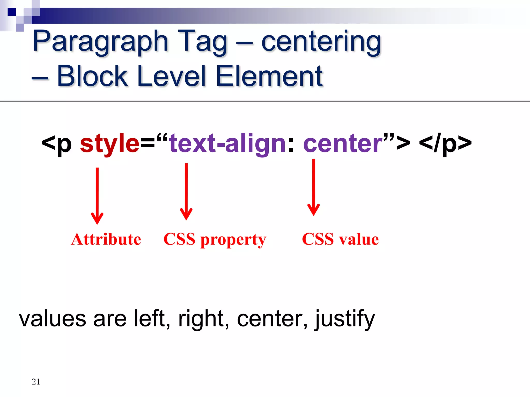 14Tools for Creating HTML DocumentsHTML Editor – CoffeecupText editor – notepadVisual creator – Dreamweaver,  SharePoint DesignerConverter – MSWord