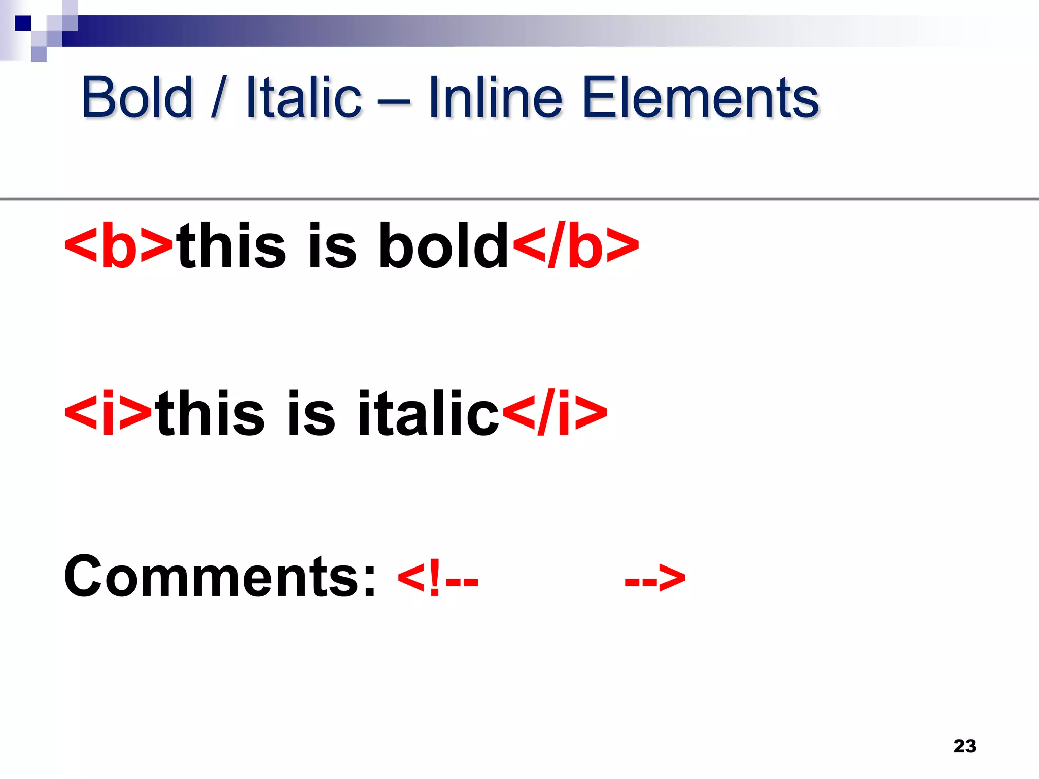 Characterisitcs of HTML5Open platformAdapts to any deviceNative support for more powerful applications16