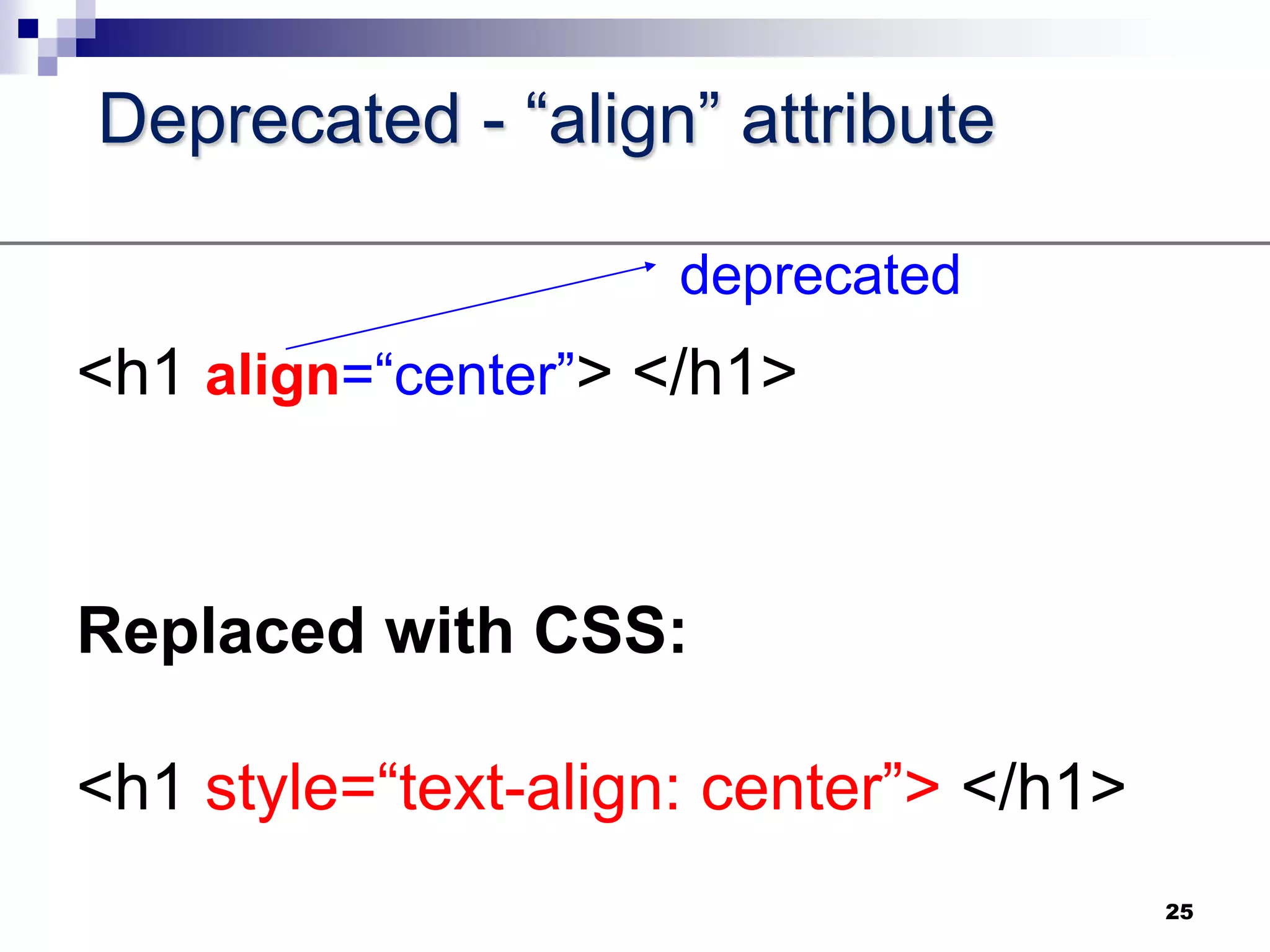 HTML Tags and Attributes18