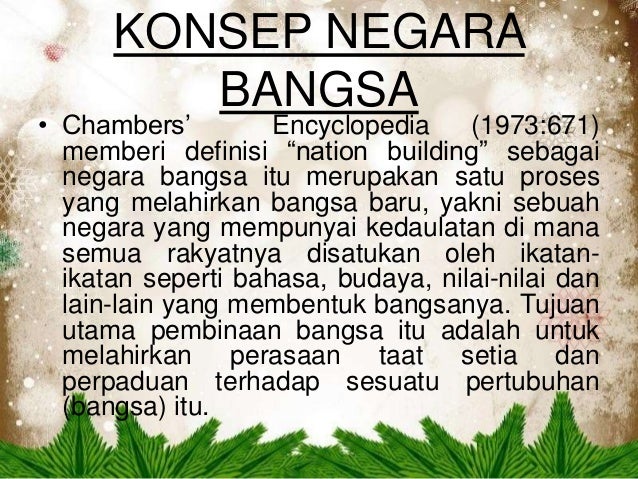 Konsep Negara Bangsa