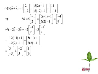  v) 5 2
iv)5( u 
                                   5(2) 1        11
                       2           5( 2) 1        11

                              1        5( 1) 1            4
            
v) (2 5) u 5u 5
                           2            5(2) 1         9

                             1            1
vi )       2u 3u       2            3
                           2            2
           2( 1) 1     5( 1) 1
           2(2) 1      3(2) 1
       3           2   1
           5   5       0
 