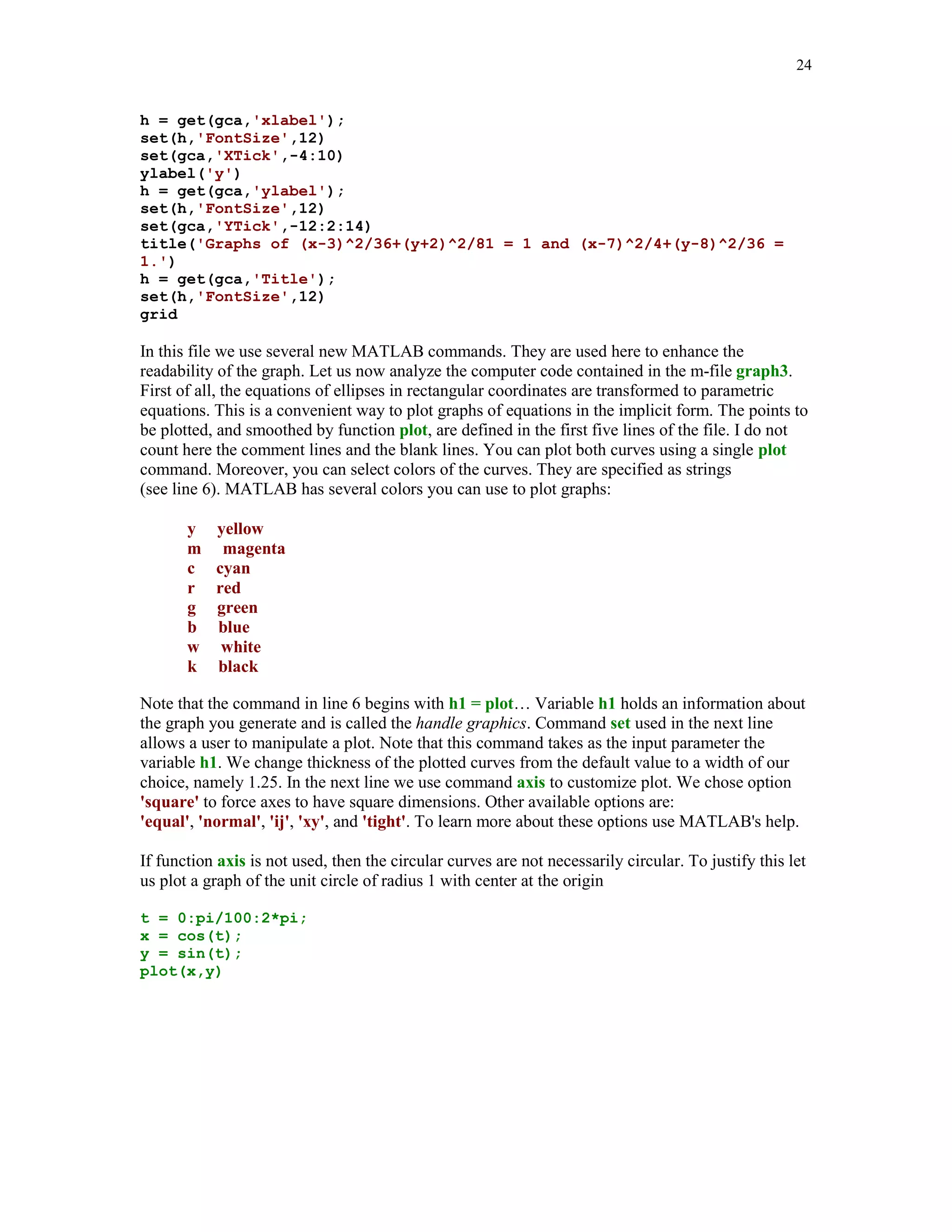 19


T =
       1.1650       1.6961      -1.4462       -0.3600        -0.0449
       0.6268       0.0591      -0.7012       -0.1356        -0.7989
       0.0751       1.7971       1.2460       -1.3493        -0.7652
       0.3516       0.2641      -0.6390       -1.2704         0.8617
      -0.6965       0.8717       0.5774        0.9846        -0.0562


A = floor(T)

A =
        1       1     -2      -1       -1
        0       0     -1      -1       -1
        0       1      1      -2       -1
        0       0     -1      -2        0
       -1       0      0       0       -1


B = ceil(T)

B =
        2       2     -1       0        0
        1       1      0       0        0
        1       2      2      -1        0
        1       1      0      -1        1
        0       1      1       1        0


C = fix(T)

C =
        1       1     -1       0        0
        0       0      0       0        0
        0       1      1      -1        0
        0       0      0      -1        0
        0       0      0       0        0



D = round(T)

D =
        1       2     -1       0        0
        1       0     -1       0       -1
        0       2      1      -1       -1
        0       0     -1      -1        1
       -1       1      1       1        0




It is worth mentioning that the following identities

                                    floor(x) = fix(x)   for x  0
and
                                     ceil(x) = fix(x)   for x  0
 