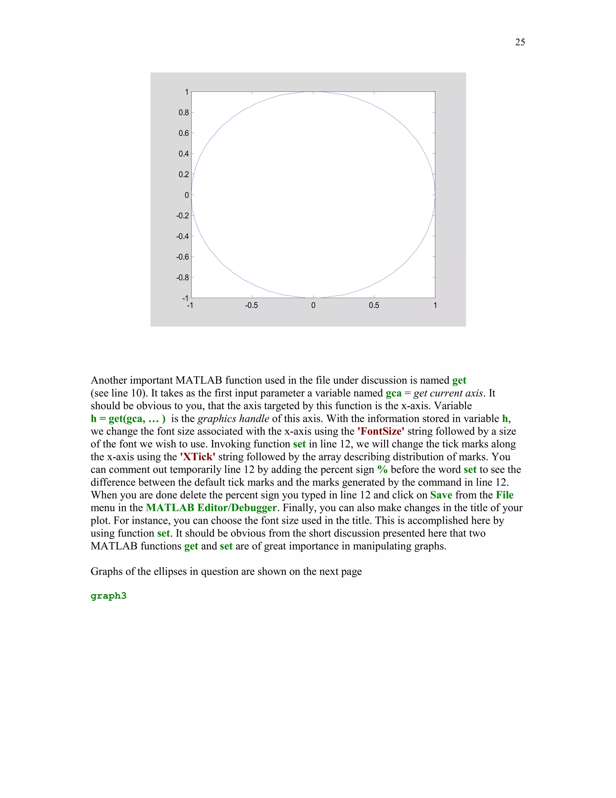 20


hold true.

In the following m-file functions floor and ceil are used to obtain a certain representation of a
nonnegative real number


function [m, r] = rep4(x)

% Given a nonnegative number x, function rep4 computes an integer m
% and a real number r, where 0.25 = r  1, such that x = (4^m)*r.

if x == 0
    m = 0;
    r = 0;
    return
end
u = log10(x)/log10(4);
if u  0
    m = floor(u)
else
    m = ceil(u);
end
r = x/4^m;


Command return causes a return to the invoking function or to the keyboard. Function log10 is
the decimal logarithm.

[m, r] = rep4(pi)

m =
       1
r =
      0.7854

We check this result

format long

(4^m)*r

ans =
   3.14159265358979


format short



,     	 