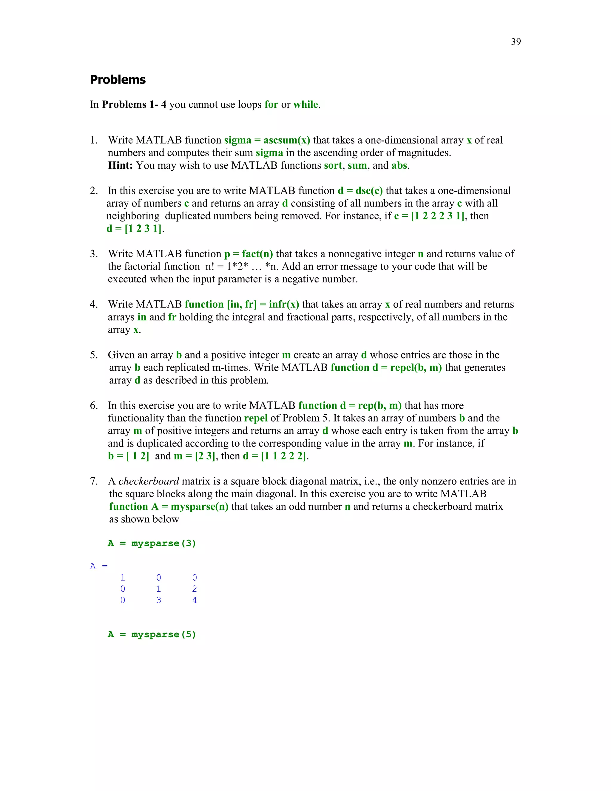 31


xlabel('x')
h = get(gca,'xlabel');
set(h,'FontSize',12)
ylabel('y')
h = get(gca,'ylabel');
set(h,'FontSize',12)


  graph5




A second graph is shown on the next page.
 