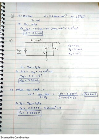 Basic electronics Tutorial 2 Solution | PDF
