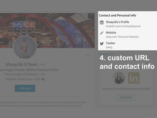 LastModified2017-06-2110:13PMPacificStandardTimePrinted
15
4. custom URL
and contact info
 