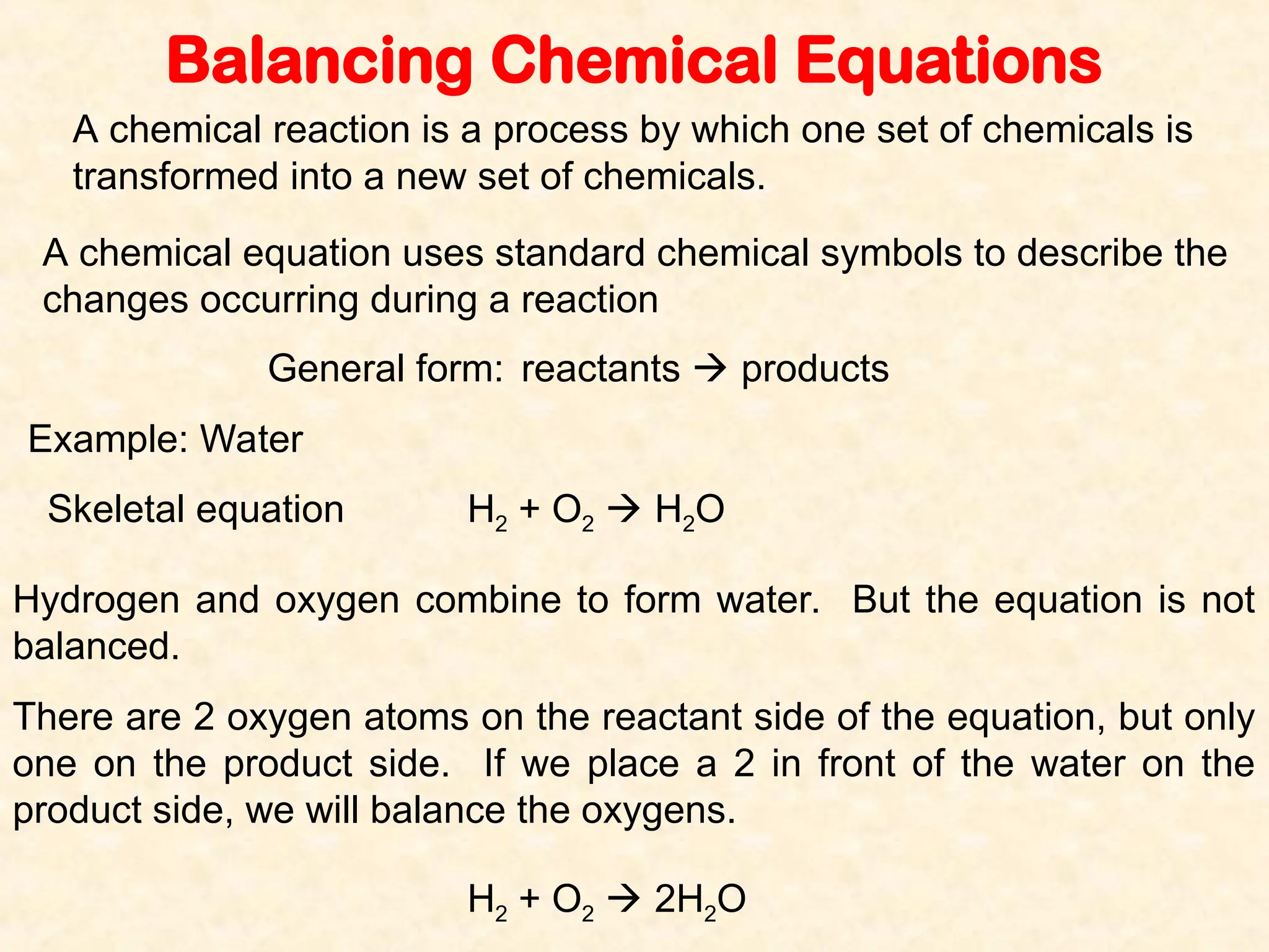 Tutorial 2- Balancing Chemical Equations.ppt