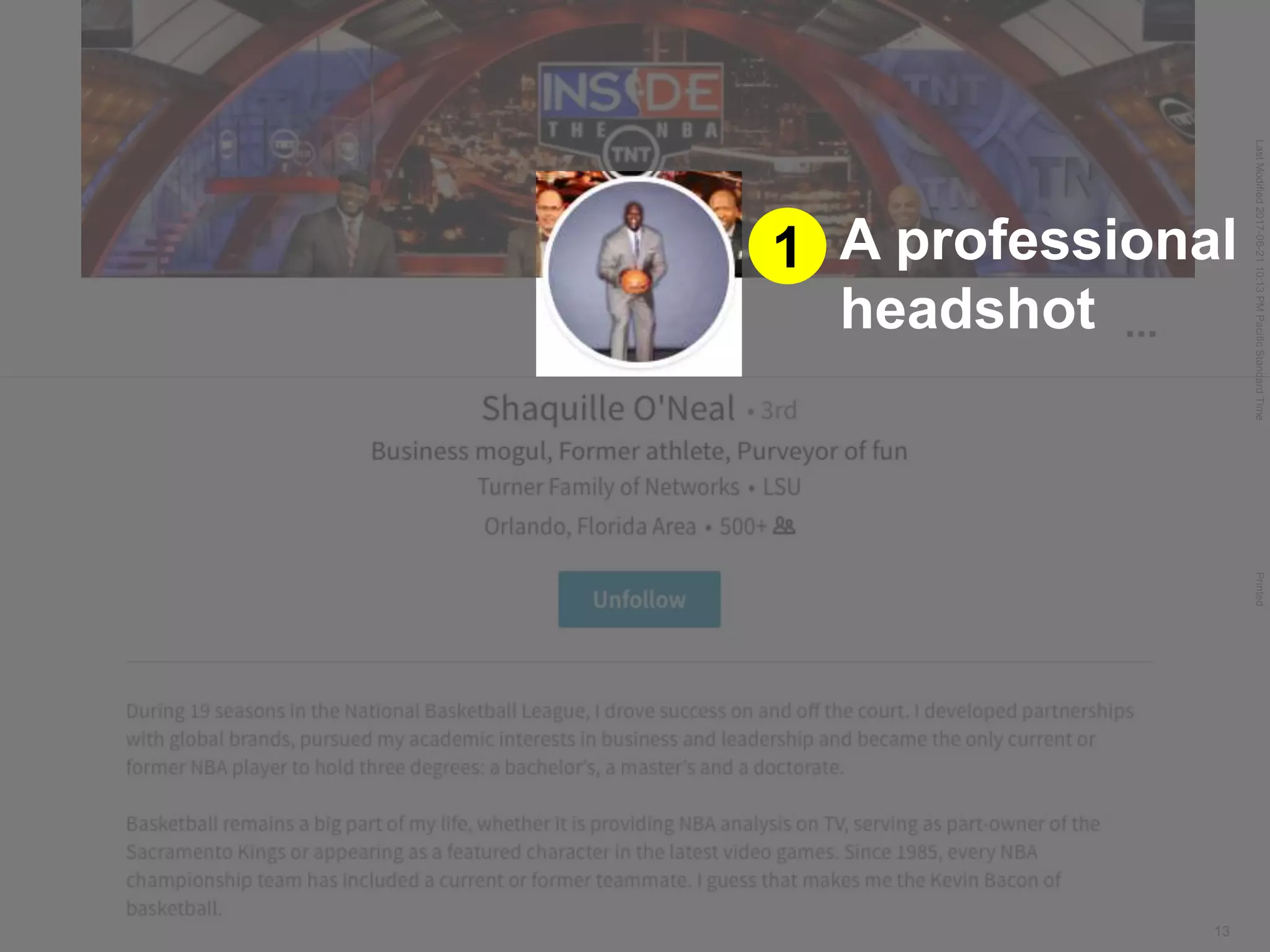 LastModified2017-06-2110:13PMPacificStandardTimePrinted
13
A professional
headshot
1
 