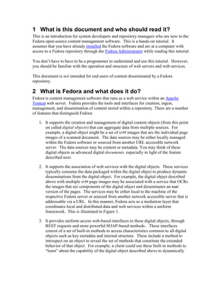 tutorial2.docx - Fedora Tutorial