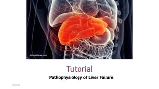 Tutorial
Pathophysiology of Liver Failure
1/9/2019
 