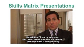 Skills Matrix Presentations
 