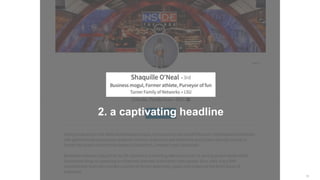 13
2. a captivating headline
 