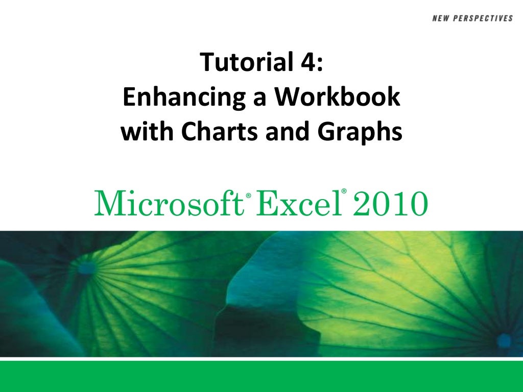 Tutorial 4 Charts and Graphs