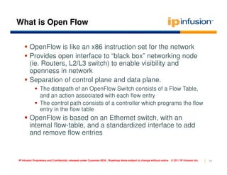Tutorial on SDN and OpenFlow | PDF