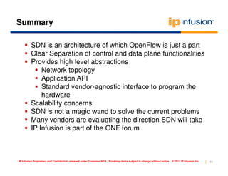 Tutorial on SDN and OpenFlow | PDF