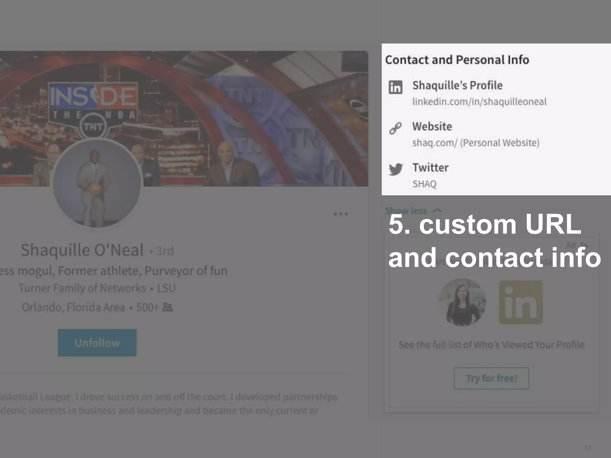 LastModified2017-06-2110:13PMPacificStandardTimePrinted
17
5. custom URL
and contact info
 