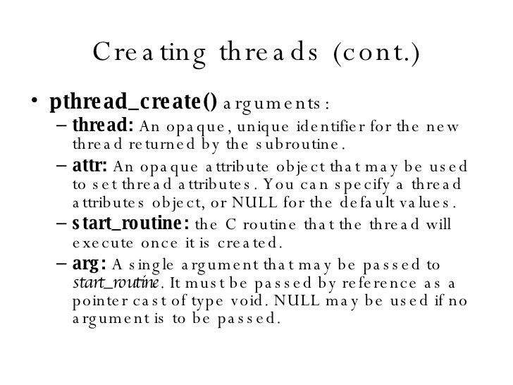 Tutorial4 Threads