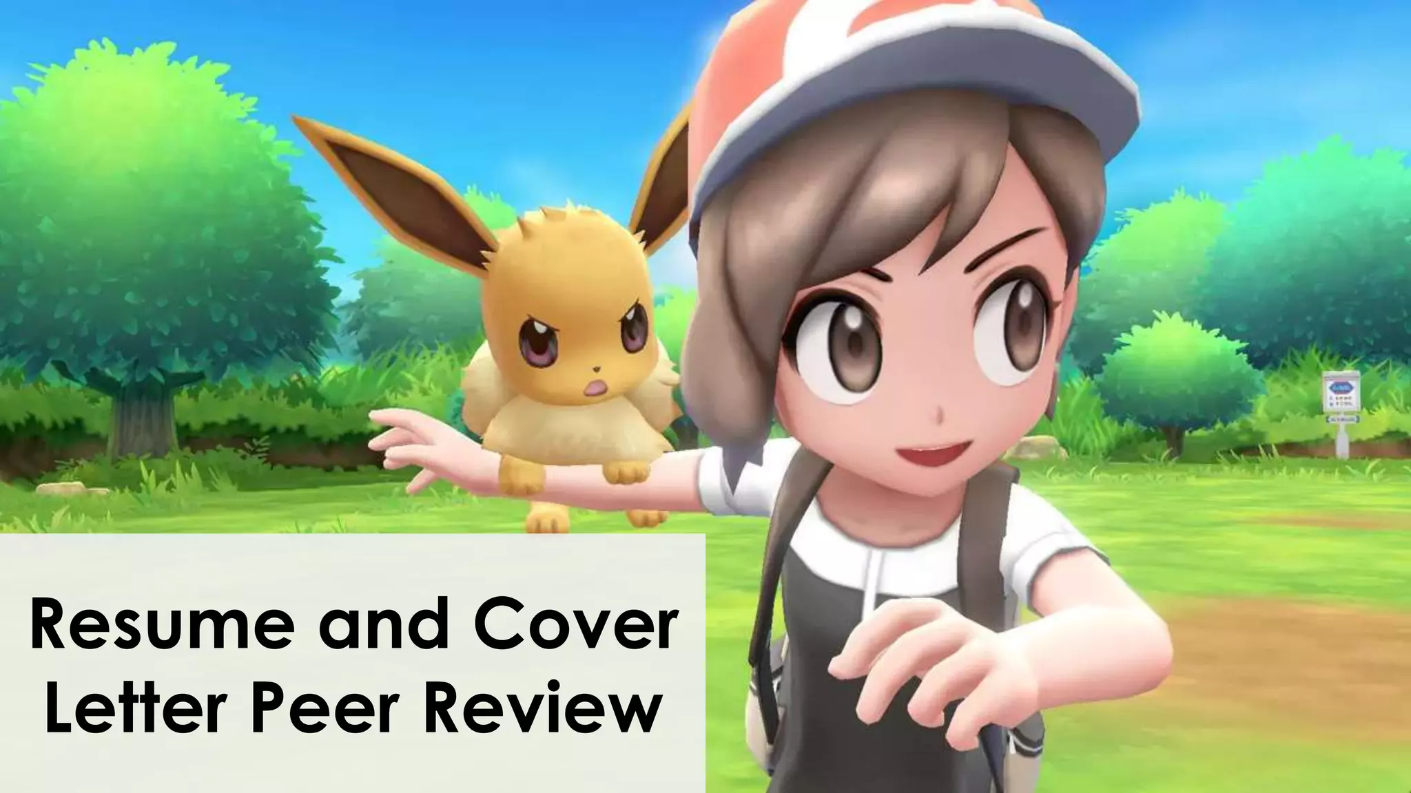 Resume and Cover
Letter Peer Review
 