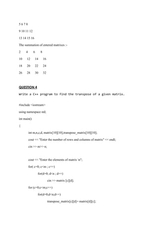C++ TUTORIAL 5 | PDF
