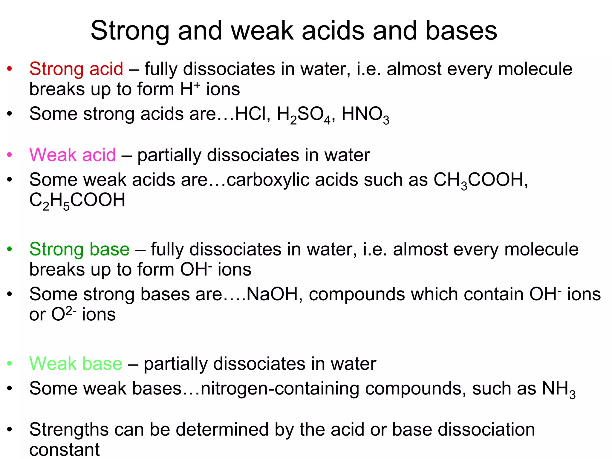 Tutorial 6 - Acids and Bases.ppt