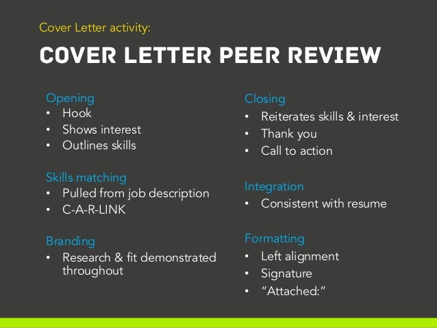 lauras tutorial 6 cover letter peer review cover letter review