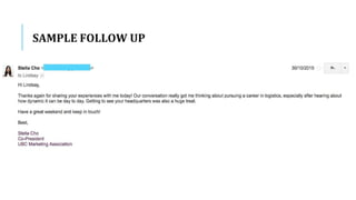 SAMPLE FOLLOW UP
 