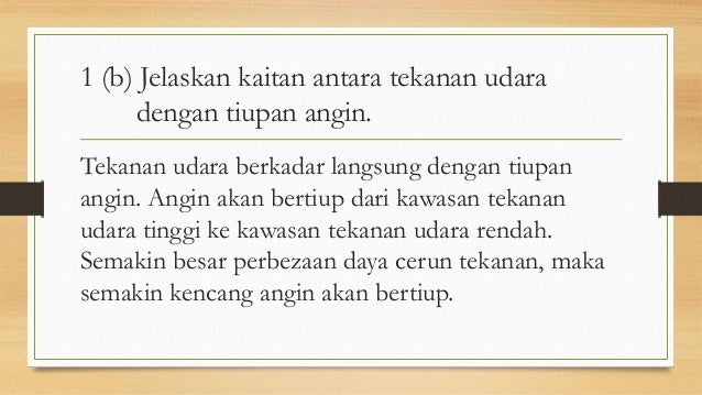 Tekanan Udara Dan Pembentukan Angin