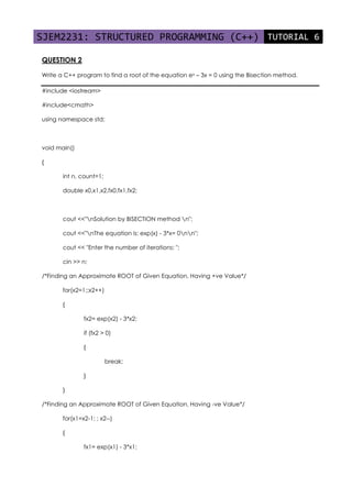 C++ TUTORIAL 6 | PDF
