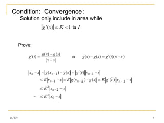 Numerical Methods for engineers lecture | PPT