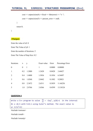 C++ TUTORIAL 9 | PDF