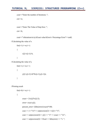C++ TUTORIAL 9 | PDF