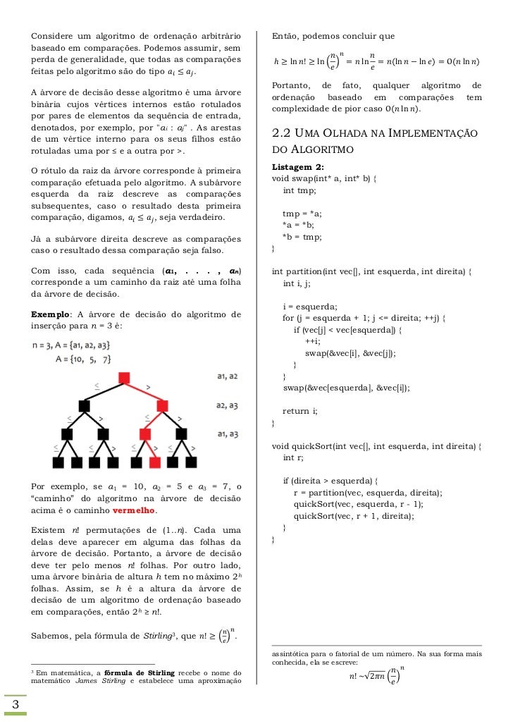 Tutorial aed iii 004 - algoritmo de ordenação quicksort