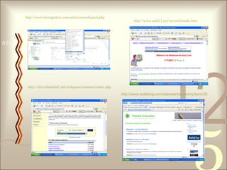 hhh http://cfievalladolid2.net/webquest/common/index.php http://www.berrigasteiz.com/seleccionwebquest.php http://www.aula21.net/tercera/listado.htm http://www.aulablog.com/planeta/taxonomy/term/35 
