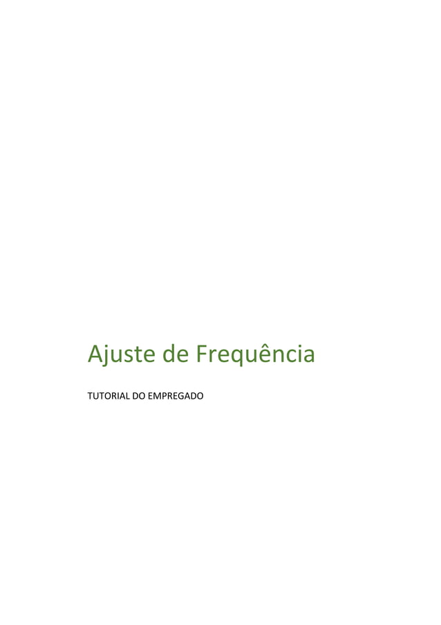 Tutorial ajuste de ponto EBSERH MENTORH PDF Download Gratuito