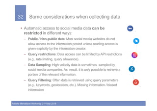 Introduction to Mining Social Media Data | PDF