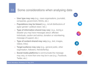 Introduction to Mining Social Media Data | PDF