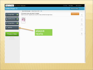 GUARDAR AÑADIR TEXTO 