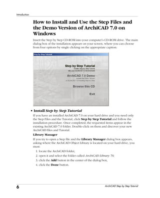 Tutorial archi cad 7.0 | PDF