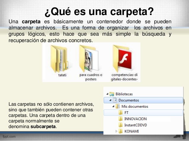 Resultado de imagen de carpetas en informatica