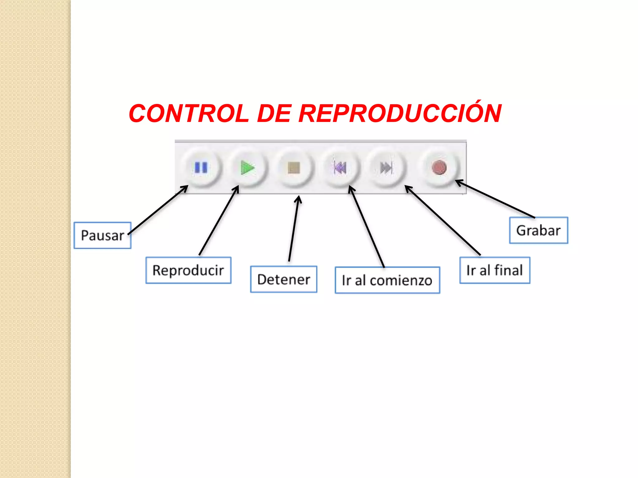 CONTROL DE REPRODUCCIÓN 
 