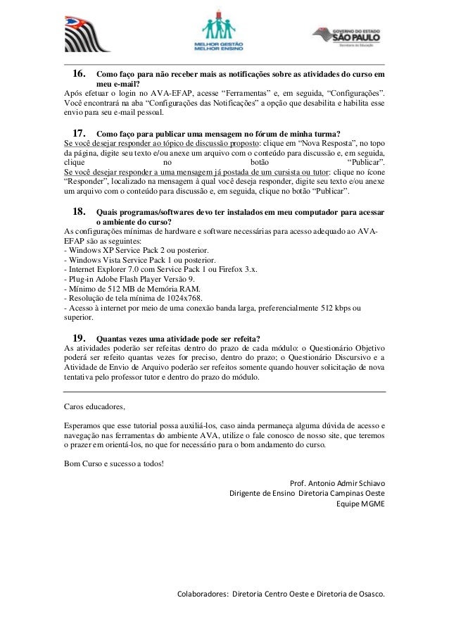Curso efap