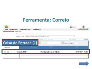 Ferramenta: Correio
Caixa de Entrada (1)
 