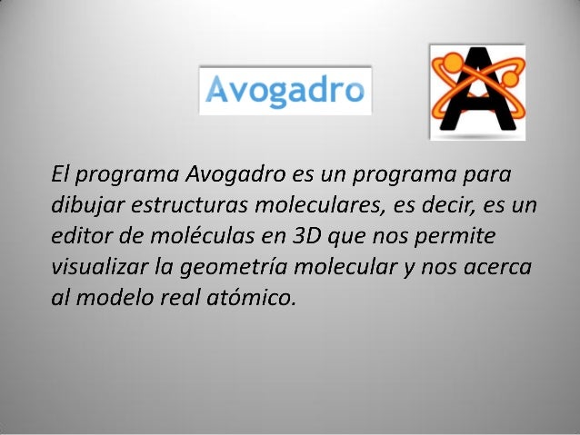 About avogadro About avogadro