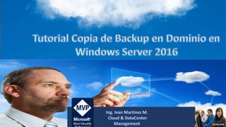 Tutorial backup en red dominio windows server 2016